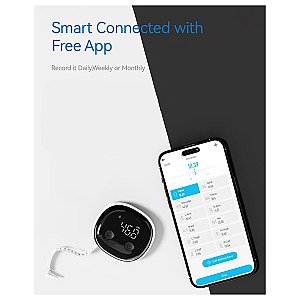 Smart Body Measuring Tape with Bluetooth & App Connectivity