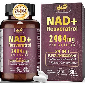 Liposomal NAD+ Supplement with Resveratrol